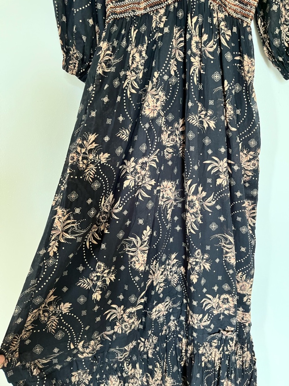 Free People Golden Hour Maxi Dress In Black Small - Picture 6 of 12